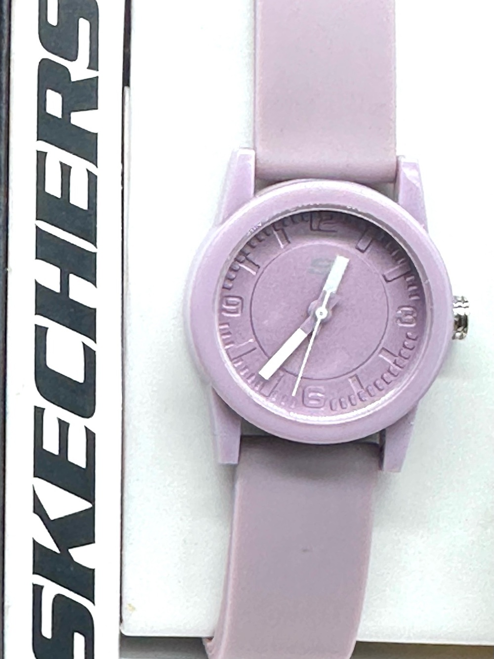 SKECHERS SR6214W Lavender Purple -Tone Quartz Analog Women's Watch Silicone Band